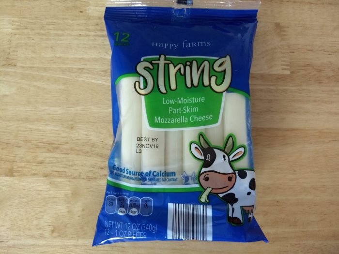 Happy farms light string cheese nutrition