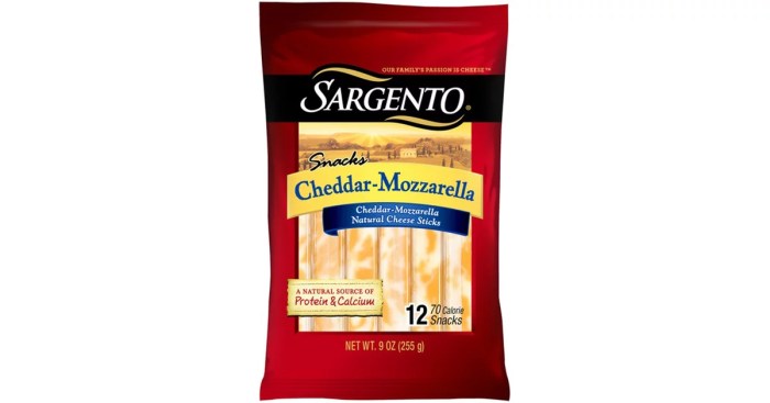 Sargento Cheddar Cheese Stick Nutrition Facts