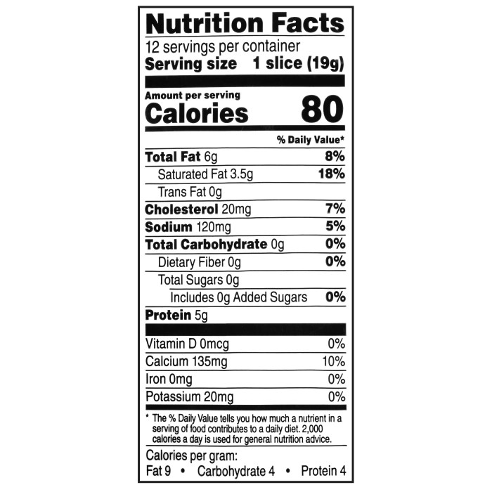 1 oz sharp cheddar cheese nutrition facts