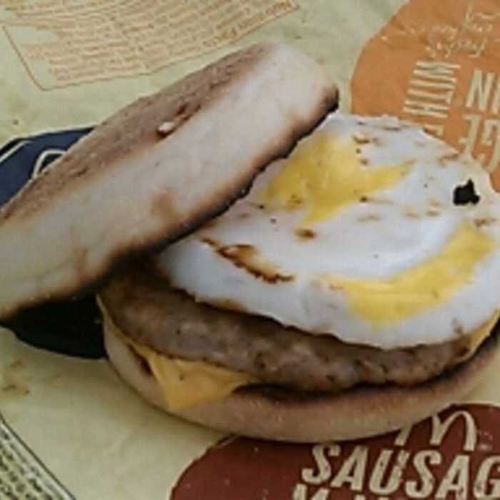 Sausage mcmuffin mcdonalds